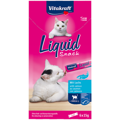 Vitakraft Kattensnacks liquid zalm-omega