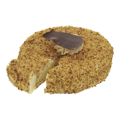 Huismerk Hazelnootschuimtaart 15 cm