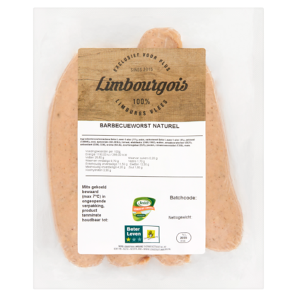Limbourgois Barbecueworst naturel