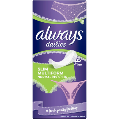 Always Inlegkruisjes slim multiform normaal