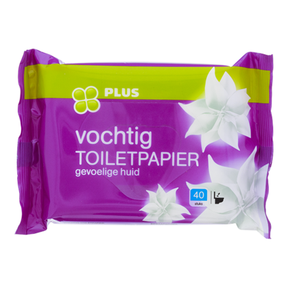 Huismerk Vochtig toiletpapier sensitive