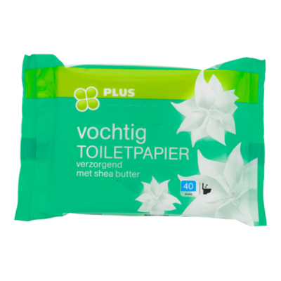 Huismerk Vochtig toiletpapier shea butter