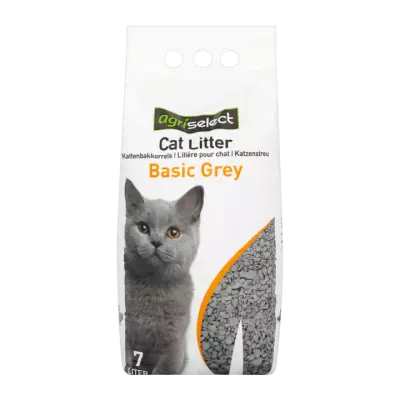 Agriselect Kattenbakkorrels Basic Grey
