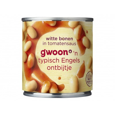 Huismerk Witte bonen in tomatensaus