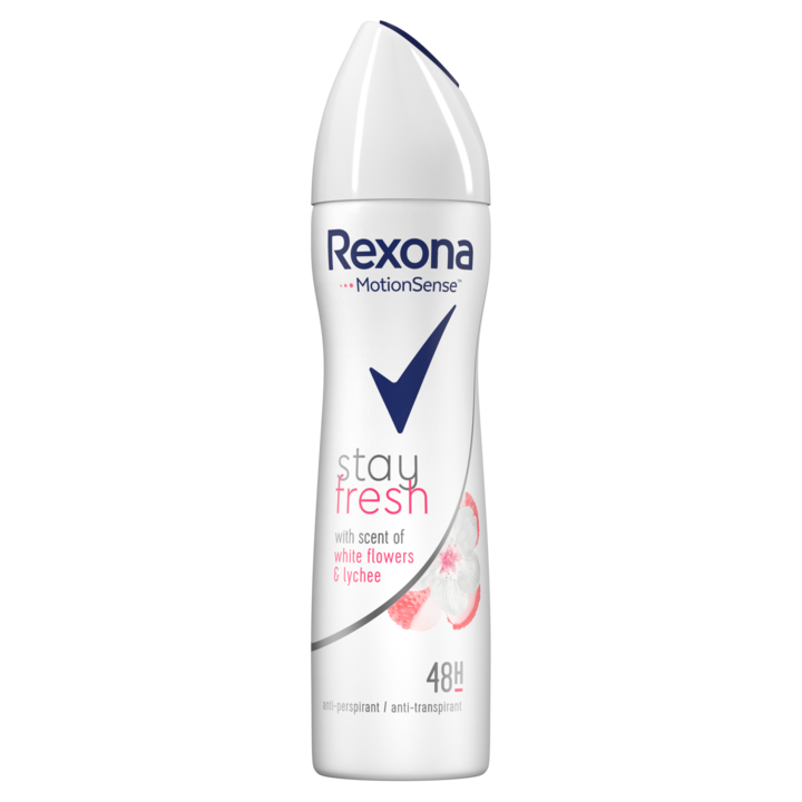 Rexona Women Anti-Transpirant Spray Stay Fresh White Flower & Lychee