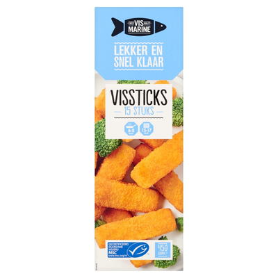 Vismarine Vissticks 15 Stuks 450 g