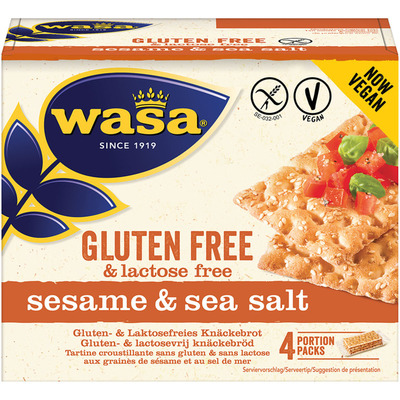 Wasa Glutenfree sesam & zeezout