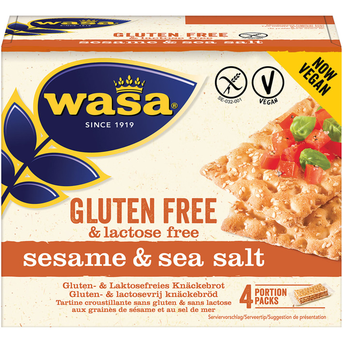 Wasa Glutenfree sesam & zeezout