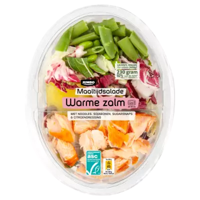 Huismerk Maaltijdsalade Warme Zalm