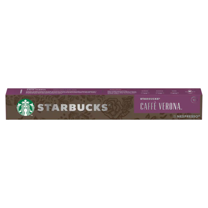 Starbucks® Caffè Verona™ by Nespresso® Dark Roast 10 Capsules