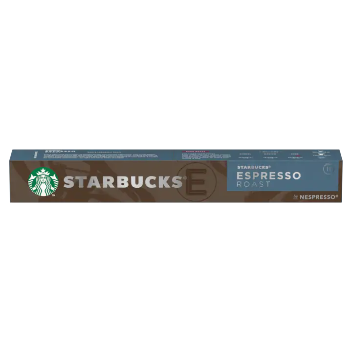 Starbucks® Espresso Roast by Nespresso® Dark Roast 10 Capsules
