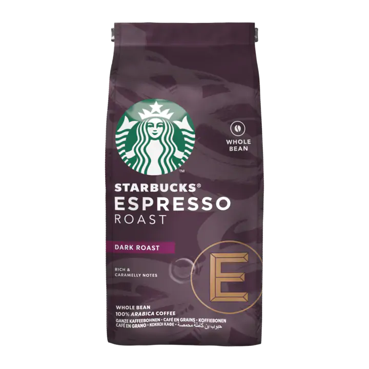 Starbucks® Espresso Roast Dark Roast Koffiebonen 200 g Zak