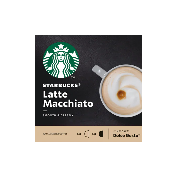 Starbucks® Latte Macchiato by Nescafé® Dolce Gusto® 12 Capsules