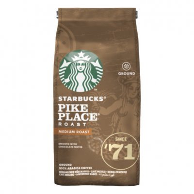 Starbucks Pike place medium roast gemalen koffie