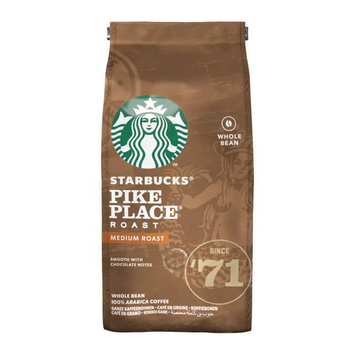 Starbucks® Pike Place® Medium Roast Koffiebonen 200 g Zak
