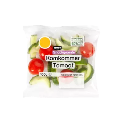 Huismerk Snackgroente Komkommer Tomaat