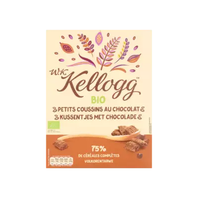 W.K Kellogg Bio Kussentjes met Chocolade