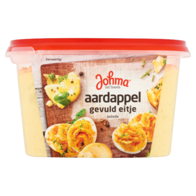 Johma Aardappel gevuld eitje salade