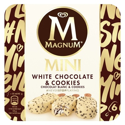 Ola magnum mini white cookies