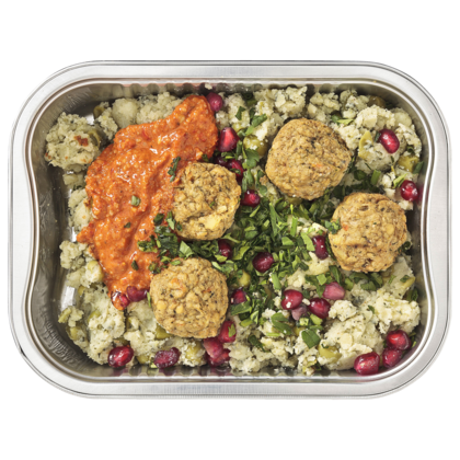 Huismerk Frisse doperwt stamppot falafel