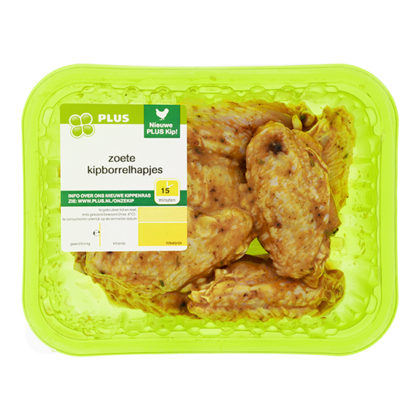 Huismerk Zoete kipborrelhapjes BBQ