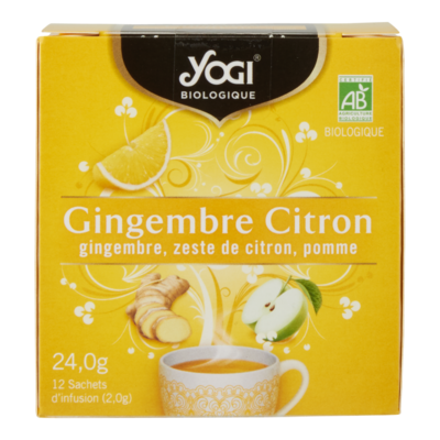 Yogi Tea Ginger lemon 12 stuks