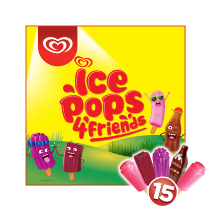 Ola Ola Ice Pops 4 friends 15 stuks
