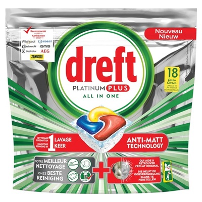 Dreft vaatwastabletten platinum plus