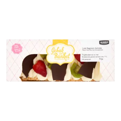 Huismerk Gebak en Banket Luxe Slagroom Schnitte