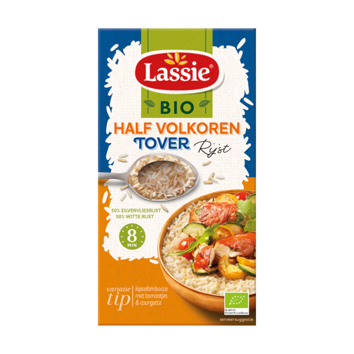 Lassie Bio Half Volkoren Toverrijst