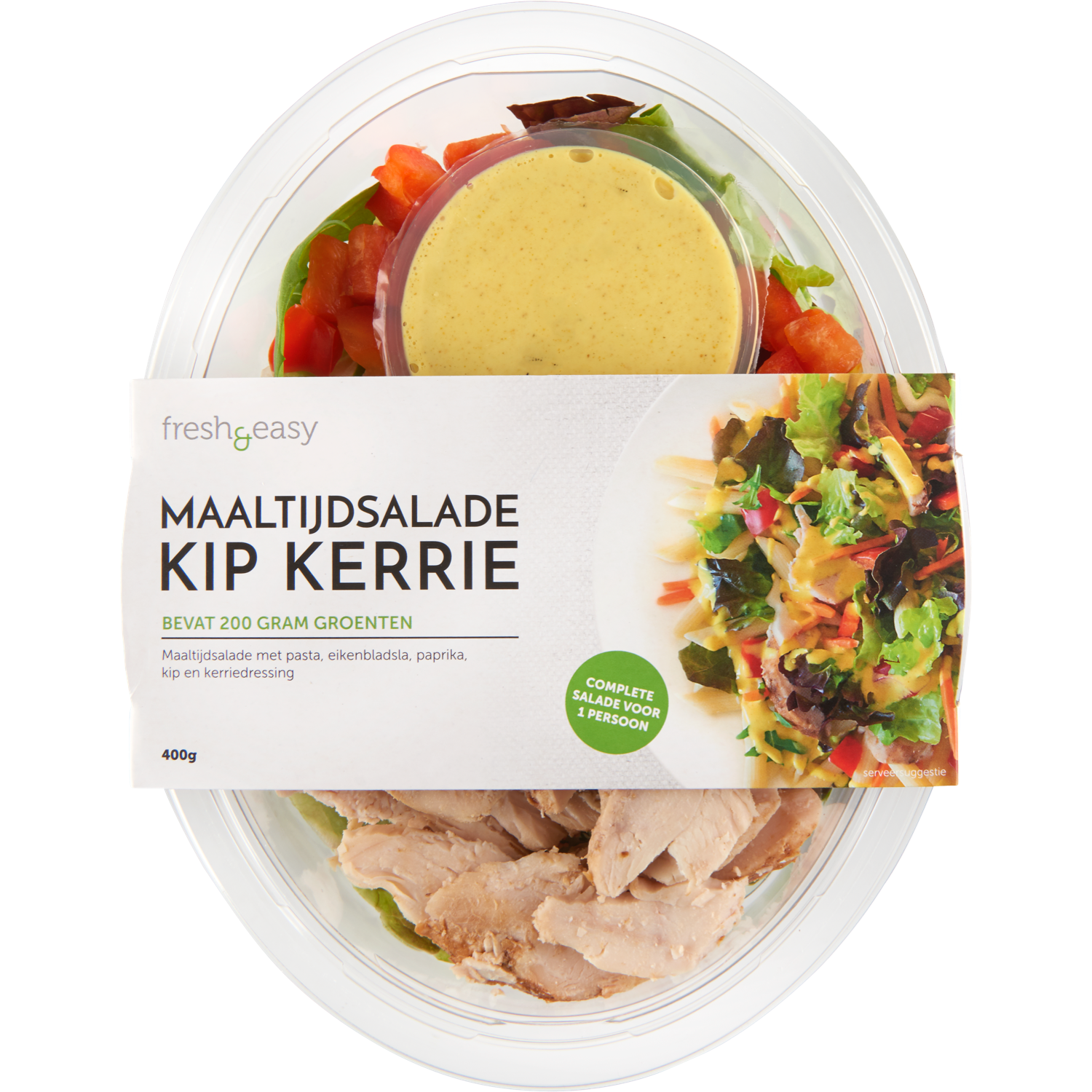 Fresh & Easy Maaltijdsalade kip kerrie