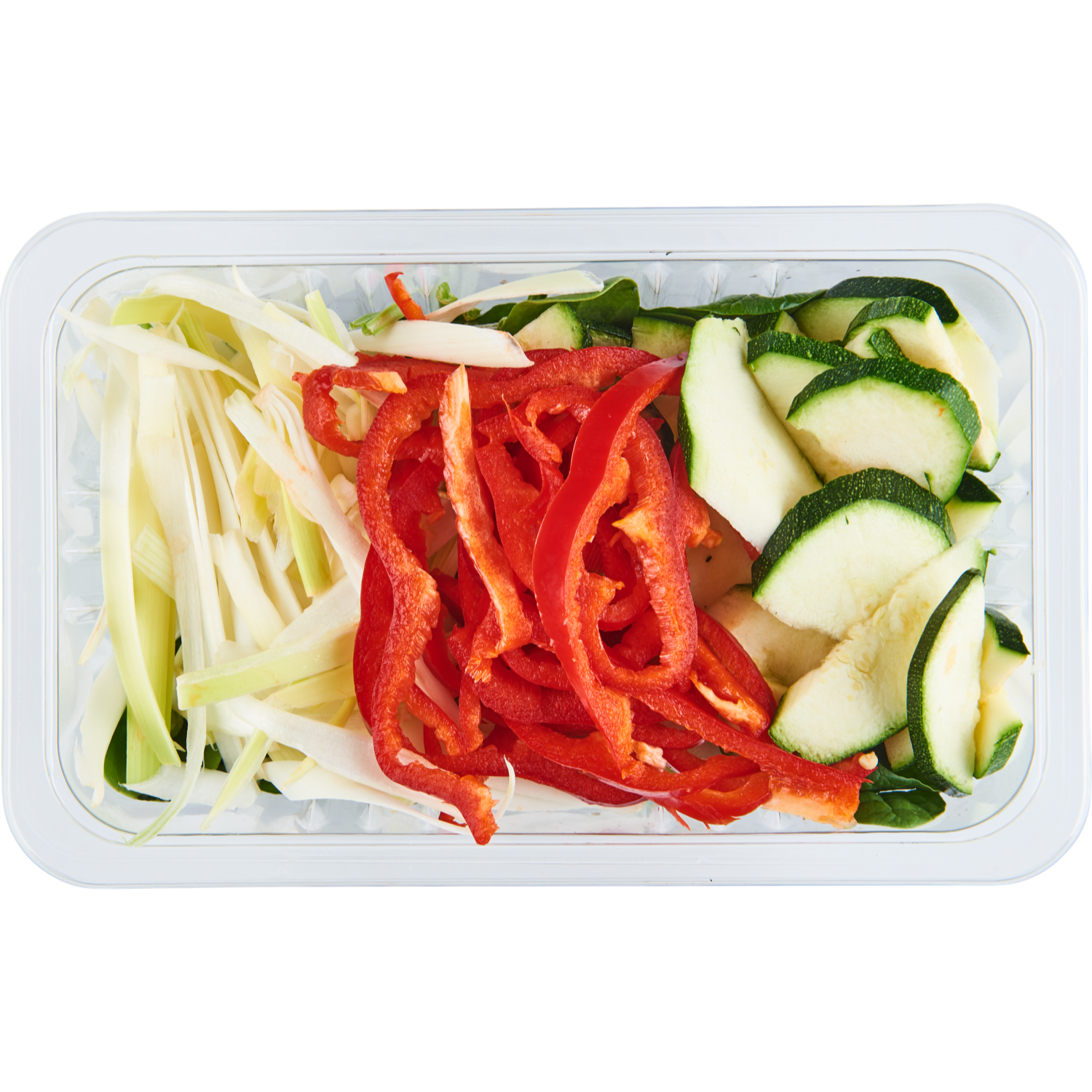 Fresh & easy Wokgroente courgette-puntpaprika