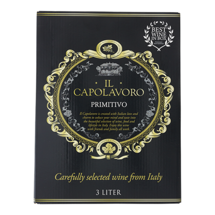 ILCAPOLAVORO Primitivo Wijntap