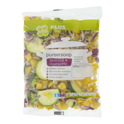 Huismerk Pureersoep broccoli-courgette