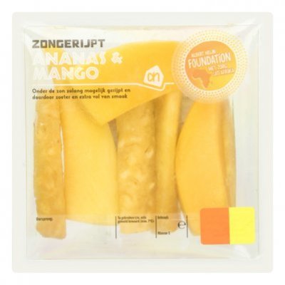 Huismerk Zongerijpt mango ananas chunks