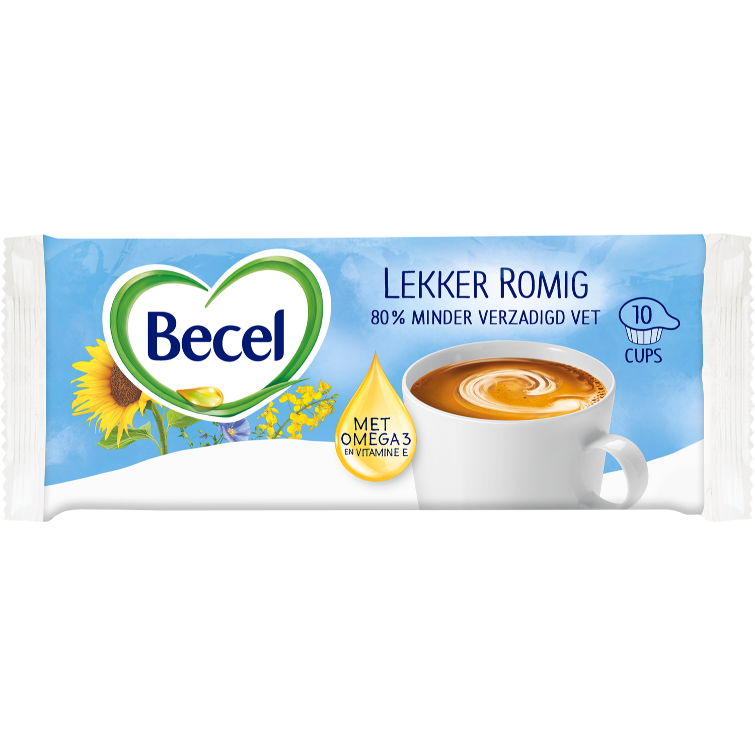 Becel Koffiemelkcups 10 cups