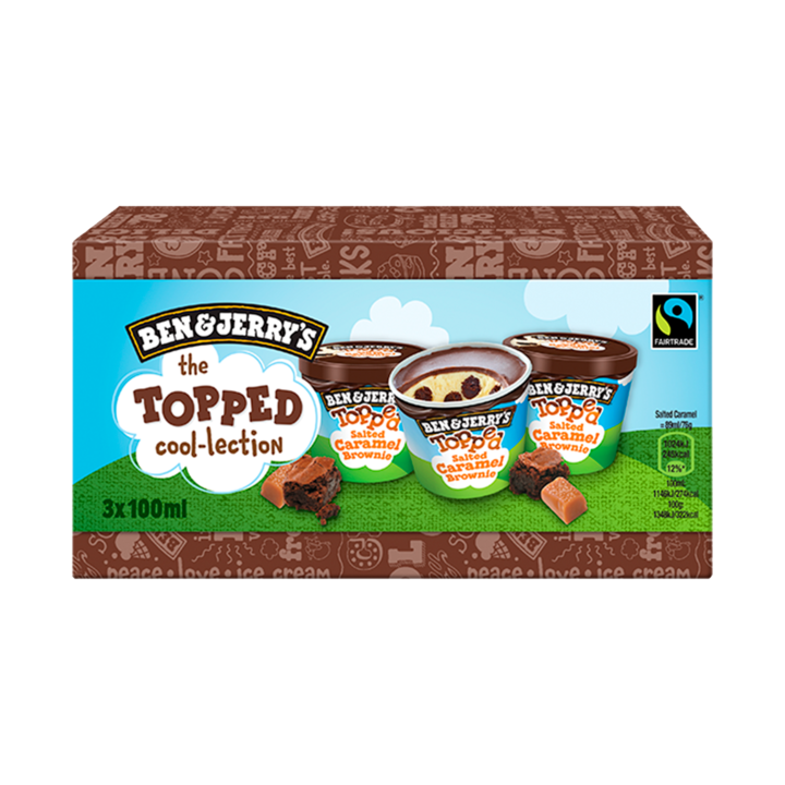 Ben & Jerry's Topped Cool-Lection Topped Salted Caramel Brownie