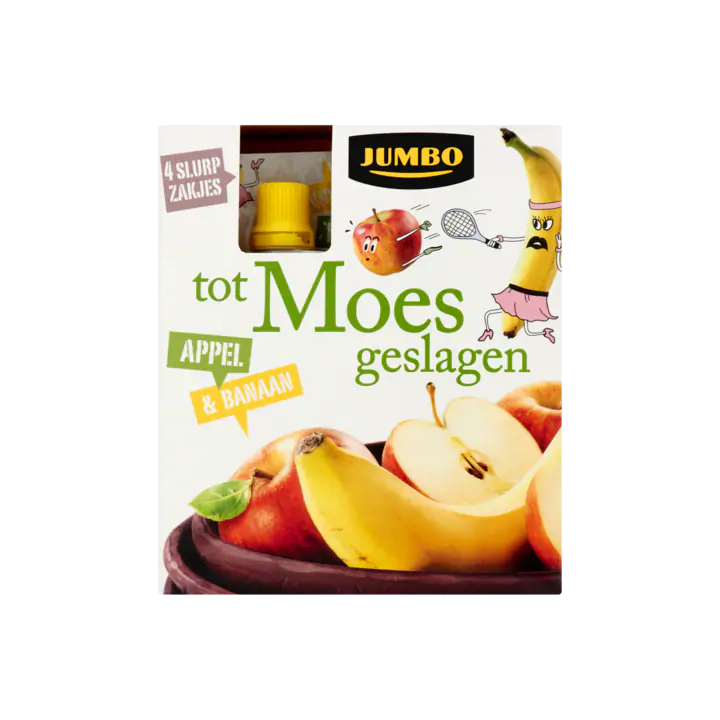 Huismerk tot Moes Geslagen Appel & Banaan