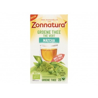Zonnatura Groene thee matcha munt