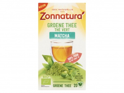 Zonnatura Groene thee matcha munt