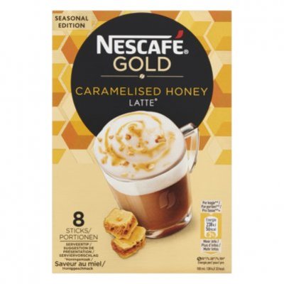 Nescafé Gold caramalised honey latte oploskoffie