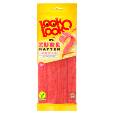 Look o Look Zure matten aardbeismaak