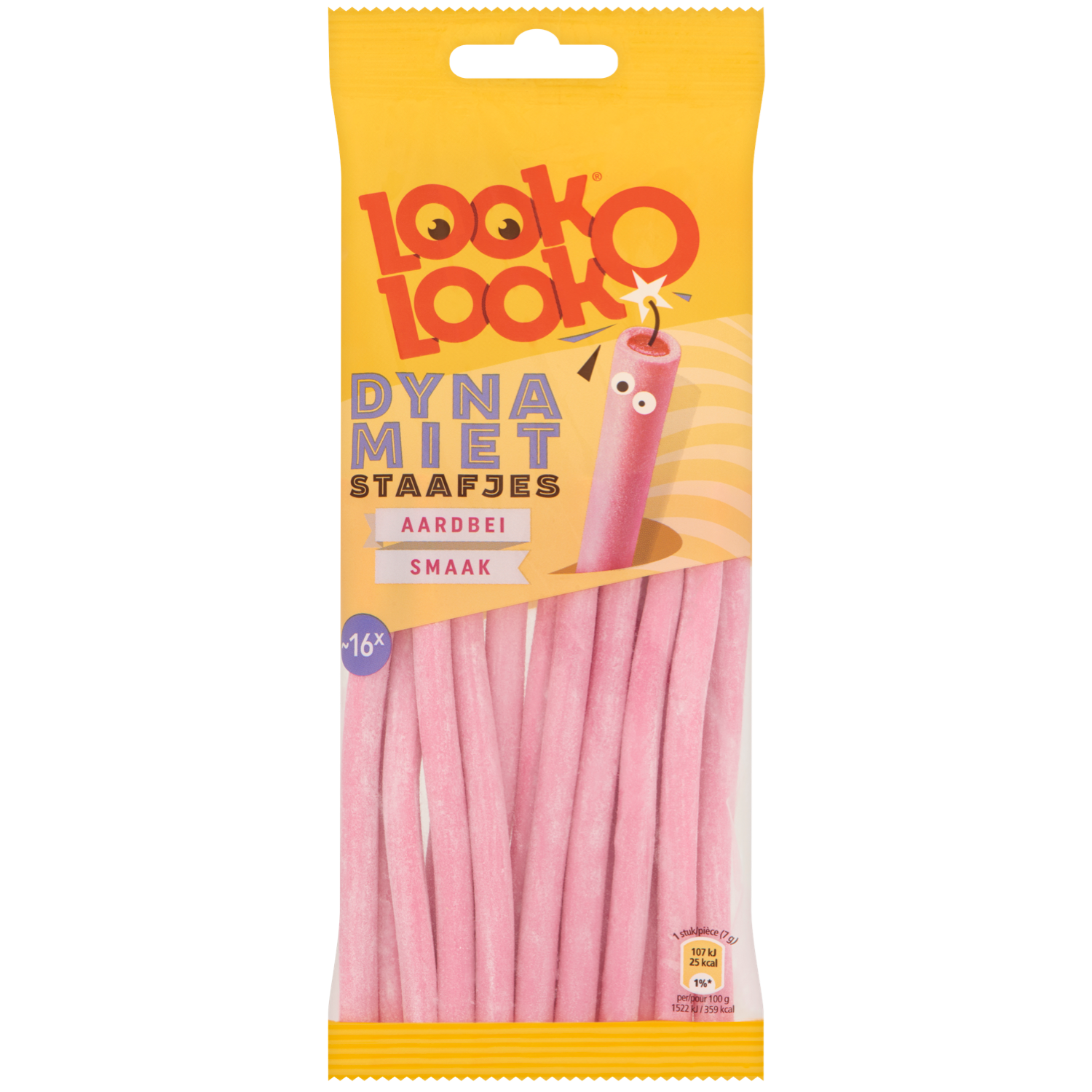 Look O Look Dynamiet staafjes aardbei