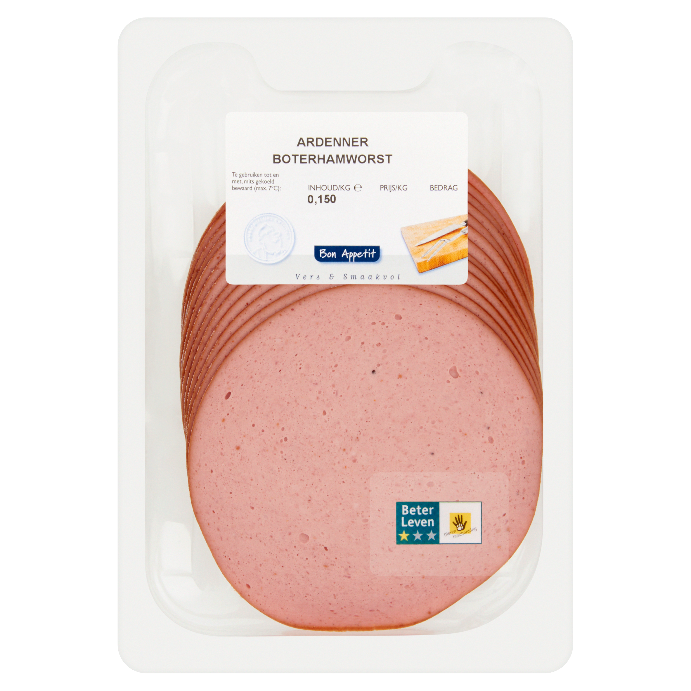 Bon Appetit Ardenner Boterhamworst 0,150 kg