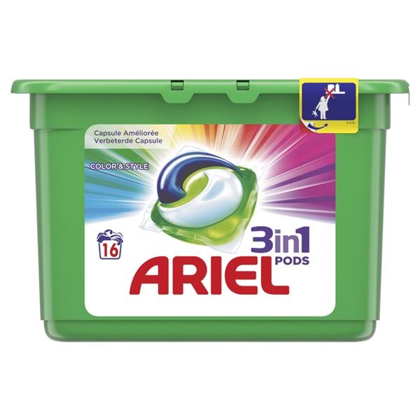 Ariel 3 in 1 pods color & style