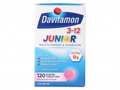 Davitamon Kauwtablet junior framboos