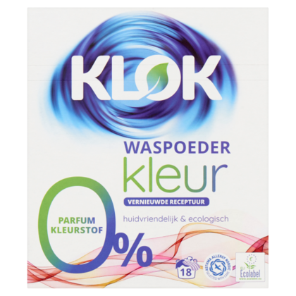 De Klok Eco kleur poeder 18 sc