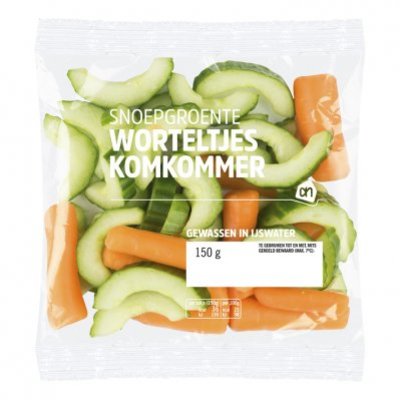 Huismerk Snoepgroente komkommer wortel