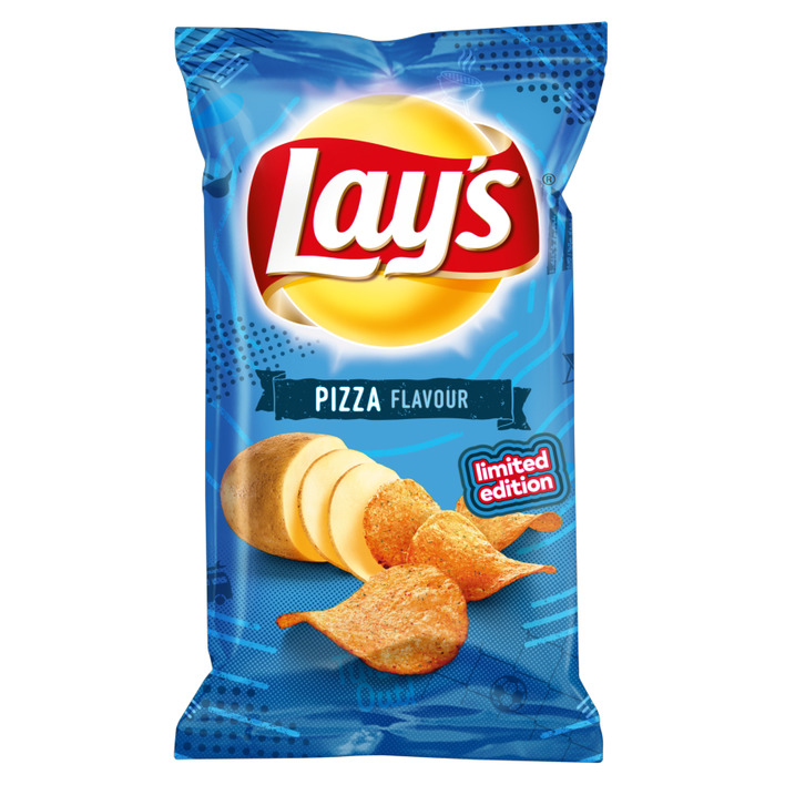 Lay's Flat chips pizza