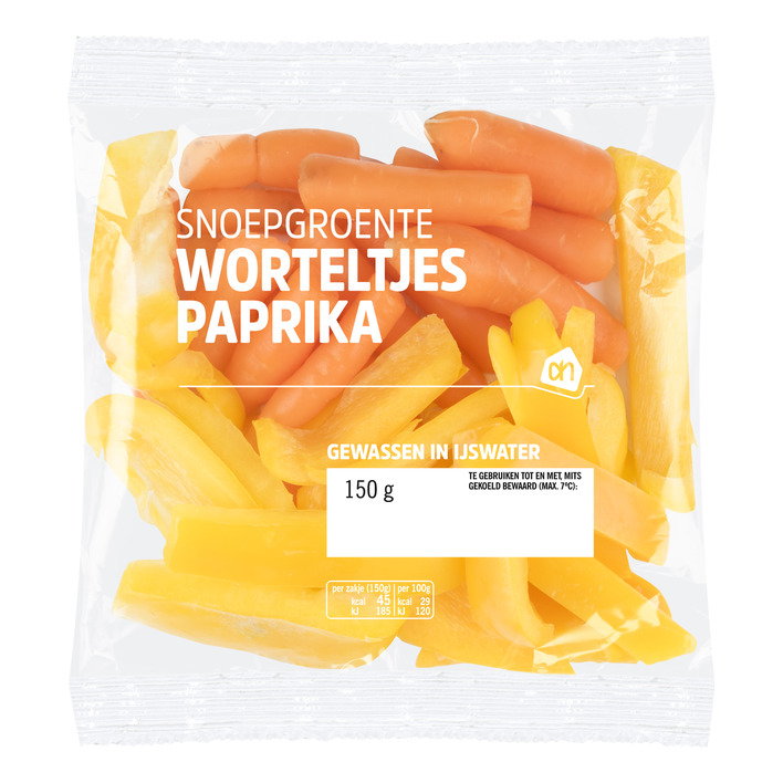 Huismerk Snoepgroente paprika-wortel